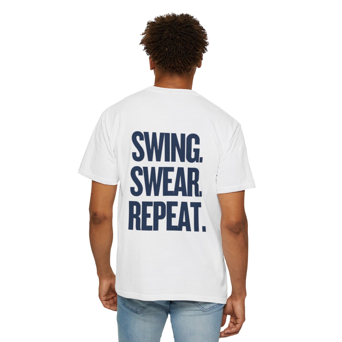 Funny Swing Swear Repeat Golf T-shirt